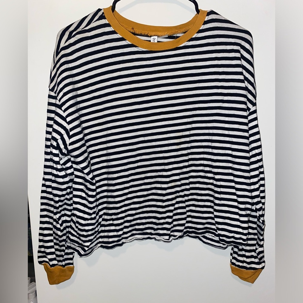 Simple Crop Long Sleeve